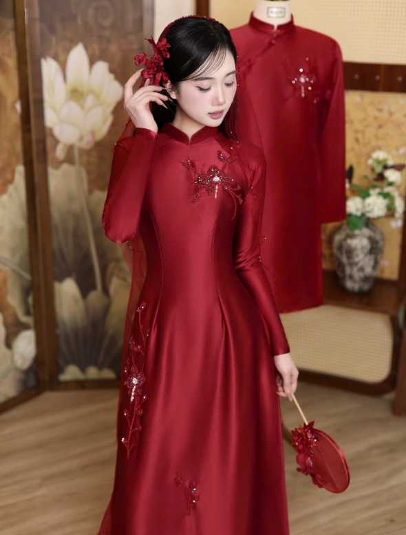 ÁO DÀI CÔ DÂU  AD 78