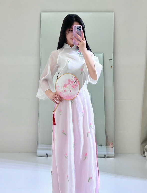 ÁO DÀI BÊ LỄ 17