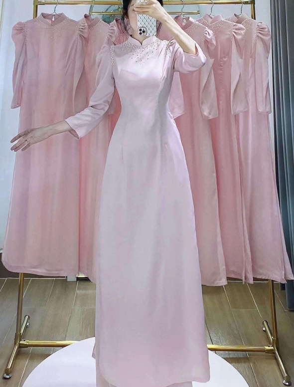 ÁO DÀI BÊ LỄ 16