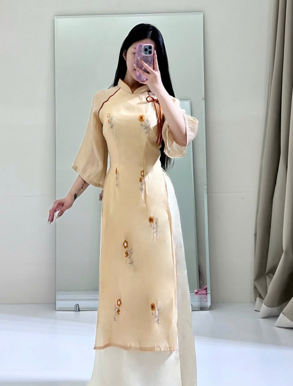 ÁO DÀI BÊ LỄ 15