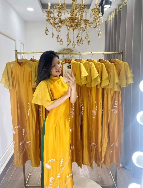 ÁO DÀI BÊ LỄ 06