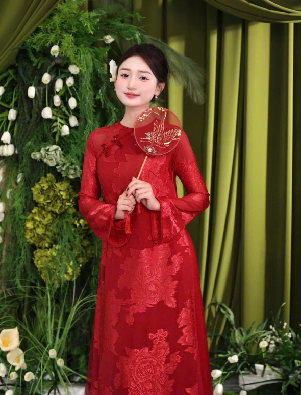 ÁO DÀI CÔ DÂU AD 05