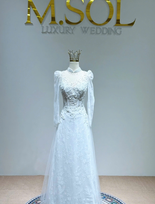 ÁO DÀI CÔ DÂU AD 42