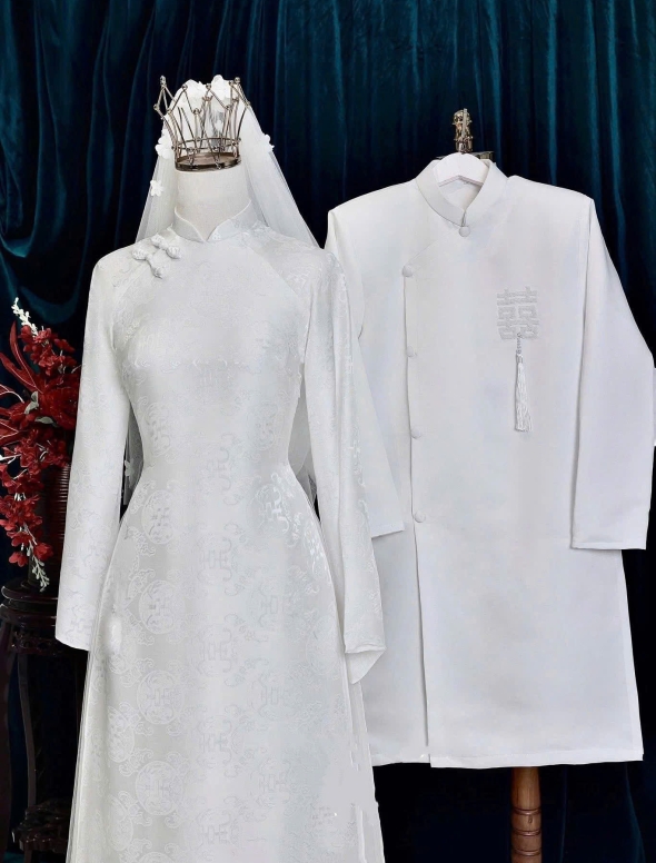 ÁO DÀI CÔ DÂU AD 08