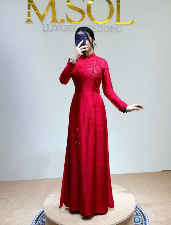 ÁO DÀI CÔ DÂU AD 66