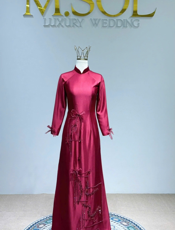 ÁO DÀI CÔ DÂU AD 19