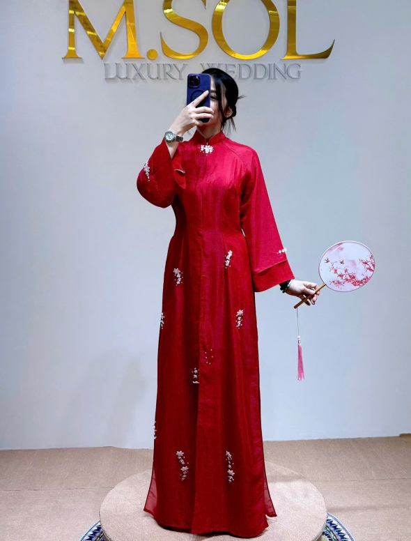 ÁO DÀI CÔ DÂU AD 24