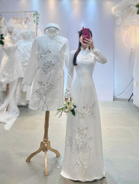 ÁO DÀI CÔ DÂU AD 34