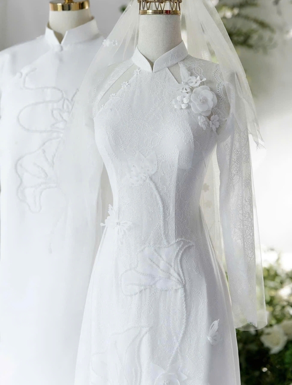 ÁO DÀI CÔ DÂU AD 64