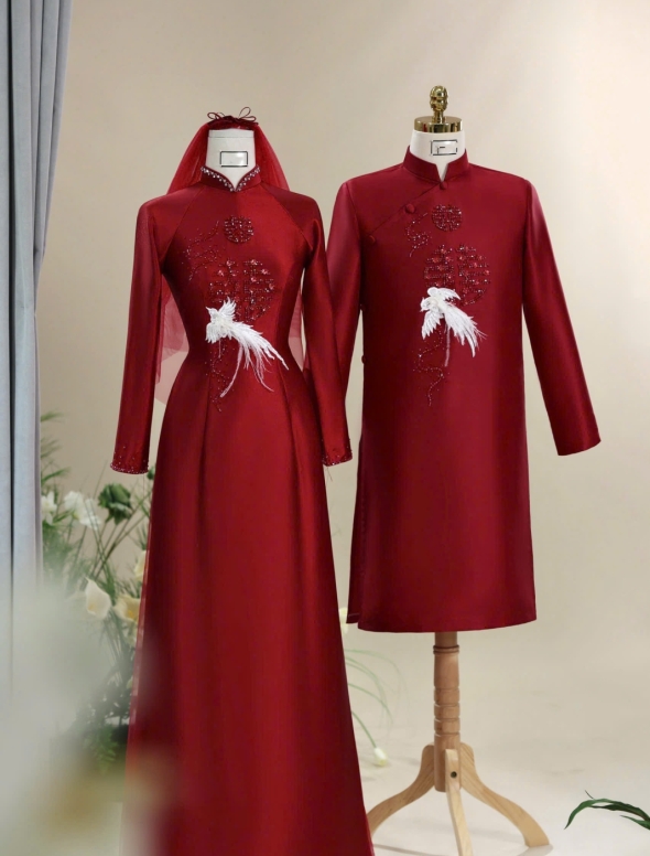 ÁO DÀI CÔ DÂU AD 25