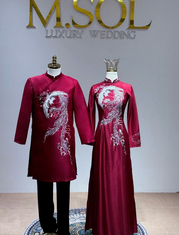 ÁO DÀI CÔ DÂU AD 28