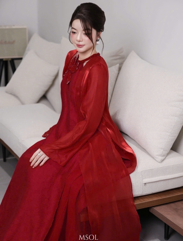 ÁO DÀI CÔ DÂU AD 72