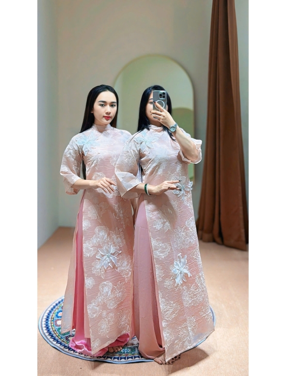ÁO DÀI BÊ LỄ 21