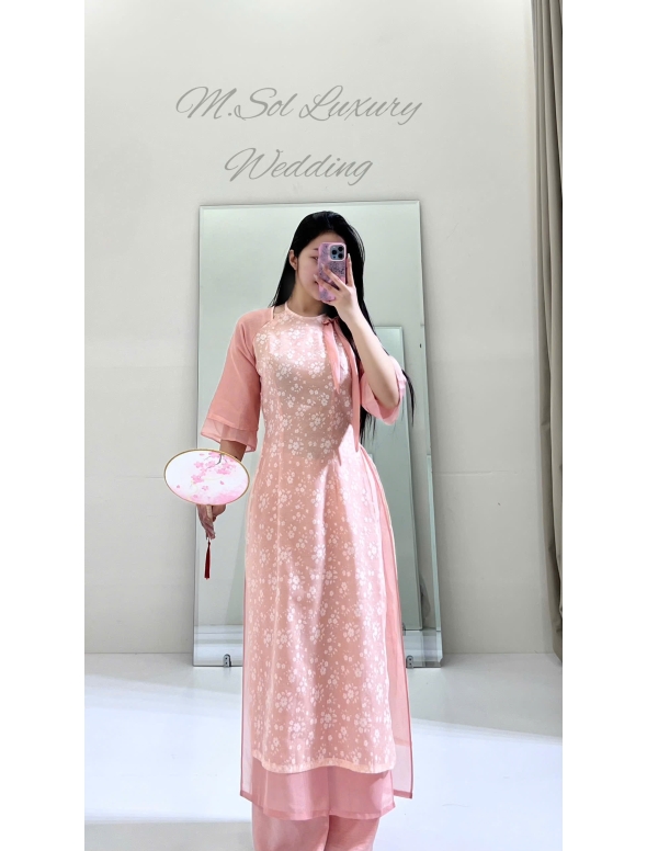 ÁO DÀI BÊ LỄ 18