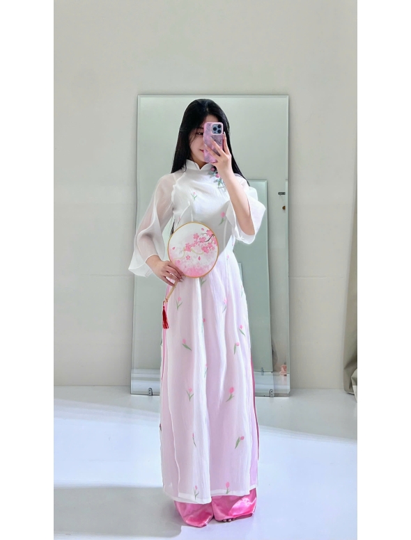 ÁO DÀI BÊ LỄ 17