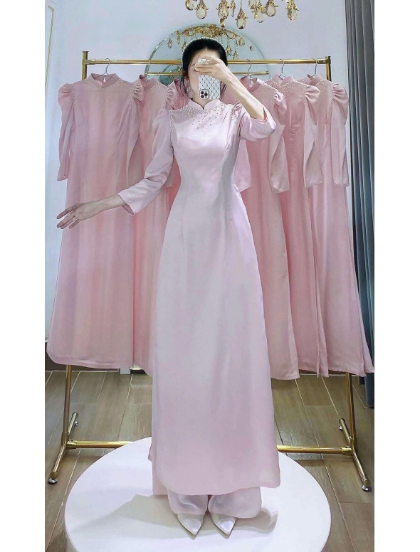 ÁO DÀI BÊ LỄ 16