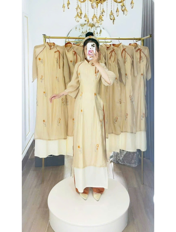 ÁO DÀI BÊ LỄ 10