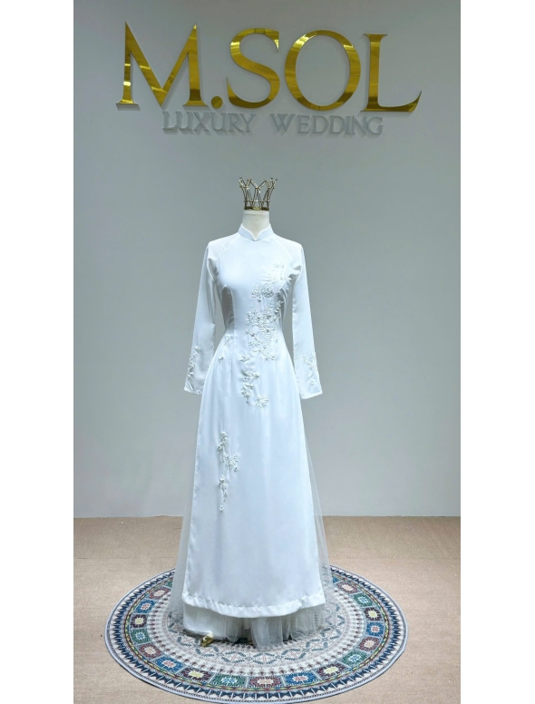 ÁO DÀI CÔ DÂU AD 45