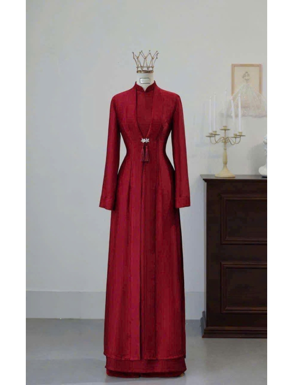 ÁO DÀI CÔ DÂU AD 17