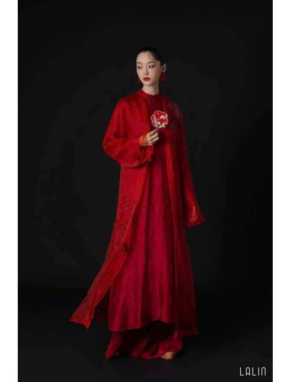 ÁO DÀI CÔ DÂU AD 09