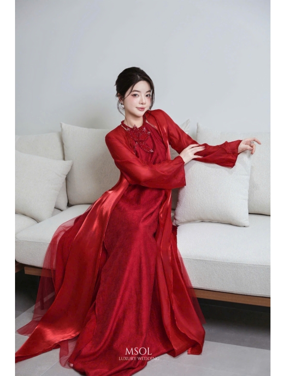 ÁO DÀI CÔ DÂU AD 72