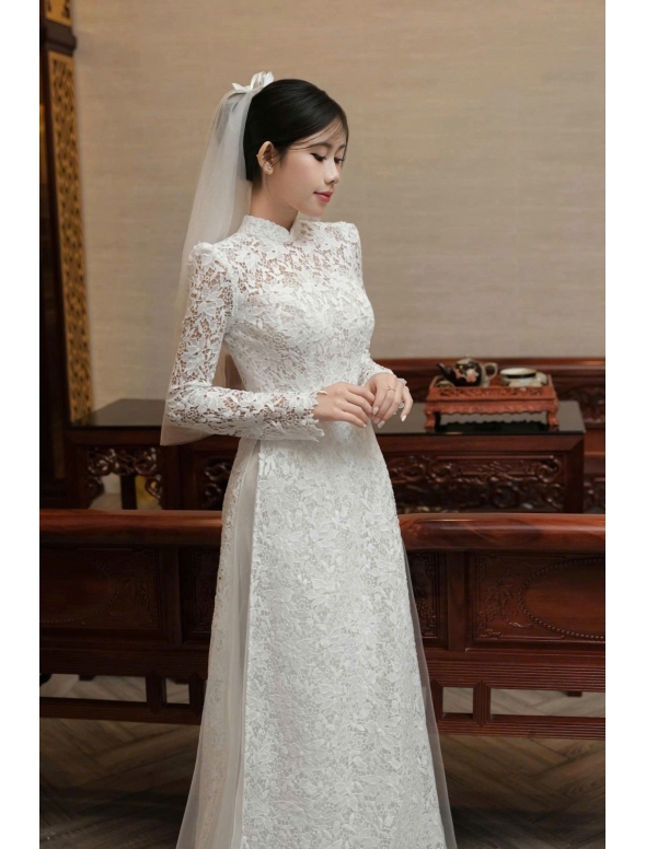 ÁO DÀI CÔ DÂU AD 75